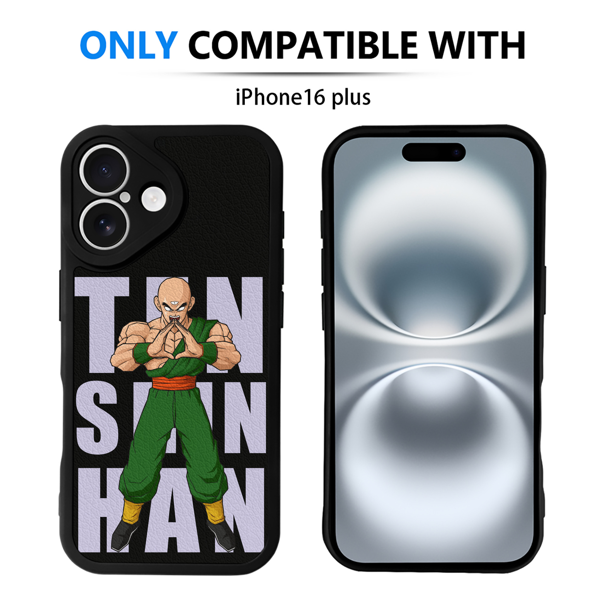 （画像用） ドラゴンボール DRAGON BALL 【iPhone 16シリーズ対応】シリコンスマホケース（レザー調） 材質：シリコン